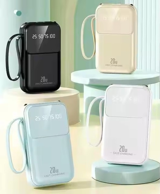 Manufacturer-Built Mini Power Bank Digital Display Fast Charging 20W Output Power Newly Multifunction Chargers