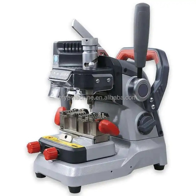 Original XP-007 Vertical Laser Dimple Flat Key Cutter Manually Key Cutting Duplicator Machine for Laser Dimple and Flat Keys