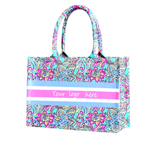 Nouveauté <span class=keywords><strong>2022</strong></span> : Sacs fourre-tout en toile personnalisables avec logo, pour femmes, vente en gros, écologiques, imprimé <span class=keywords><strong>flamant</strong></span> rose bohème, grands sacs de shopping - Product Image 6