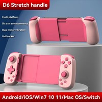 Manette de jeu sans fil BSP D6 en gros pour Android/iOS, manettes de jeu D6 pour Nintendo Switch