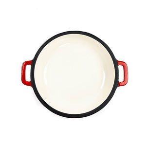 Marmite hollandaise <span class=keywords><strong>en</strong></span> <span class=keywords><strong>fonte</strong></span> émaillée <span class=keywords><strong>personnalisable</strong></span> pour la maison, les restaurants, le camping, la cuisson <span class=keywords><strong>en</strong></span> extérieur, forme rotative, logo coloré - Product Image 5