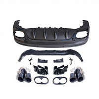Kit ABS amélioré GLB35 GLB45 Diffuseur arrière, tuyau d'échappement, pare-chocs pour Mercedes-Benz GLB X247 (hors AMG)