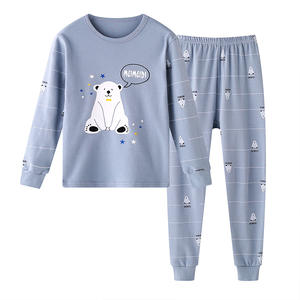 Pantalons d'automne et <span class=keywords><strong>sous</strong></span>-vêtements en coton chauds pour enfants garçons filles vêtements décontractés avec motif de dessin animé pour le printemps hiver - Product Image 1