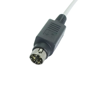 OEM ODM pemasangan pabrik steker Mini Din 2-in-1 6PIN untuk puluhan 4.0mm terapi elektroda PVC tembaga jepret untuk bangunan luar ruangan - Product Image 3