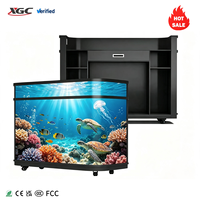 Nuevo Diseño de Cabina de DJ con LED, Pantalla de Video HD, Soporte de Animación, Estuche de Transporte Portátil para Uso en Tiendas Minoristas