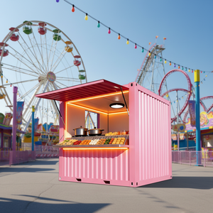 บ้านสำเร็จรูปเหล็กหรูหรา LDYZ ขนาด 20 ฟุต 40 ฟุต สำหรับโครงการวิลล่า ร้านน้ำชา และร้านอาหาร - Product Image 1