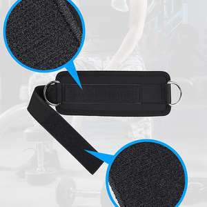 Adjustable Ankle Resistance <b>Band</b> Black 41cm Durable Fitness <b>Exercise</b> Accessory For Adults - Product Image 4