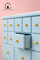 Armoire modulaire pour enfants XINGRUO, 15 tiroirs, bleu clair, unité combinée, taille personnalisée, OEM, vente en gros