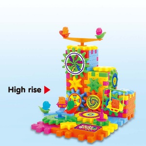 81Pcs Tùy Chỉnh Vui Điện Gạch Lồng Vào Nhau Học Tập Khối Mầm Non Giáo Dục Thiết bị Xây Dựng Đồ Chơi Điện Tử Thiết Lập Trẻ Em Của - Product Image 5