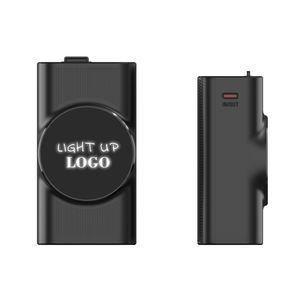 אופנה פופולרית קלאסי לוגו מותאם אישית פלסטיק 10000mah בנק כוח נייד טעינה מהיר מובנה בנקאית - Product Image 3