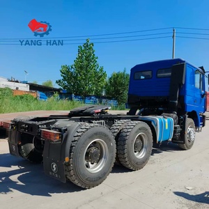 Camion tracteur Shacman 6x4 d'occasion, tête motrice, semi-remorque, transporteur de conteneurs lourds - Product Image 4