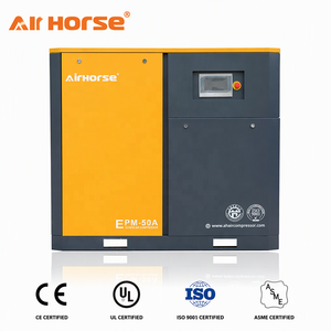 Airhorse 37KW 13 bar 4,9 M³/min PM VSD Schraubenkompressor 50PS 173 CFM 189 PSI IE5 Motor CE ASME Zertifiziert für Sandstrahlen - Product Image 1