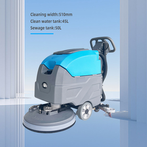 Hiệu Quả Cao Sàn Thương Mại Làm Sạch Máy Cleaner Đi Bộ Phía Sau Sàn Scrubber Máy - Product Image 2