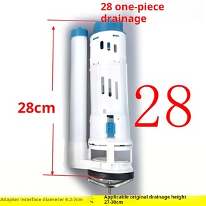 Phụ kiện bồn cầu tự đóng, xả nước bằng nhựa ABS, có thể điều chỉnh lượng nước vào bồn chứa nước. - Product Image 6