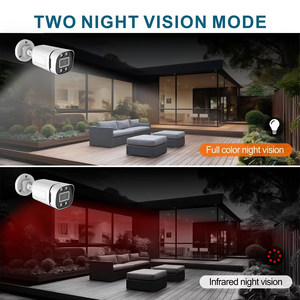 Kit NVR PoE 4 canaux Plug and Play 8MP Bullet IP67 IR 30m Audio unidirectionnel Visualisation à distance P2P Vision nocturne couleur intégrale Surveillance - Product Image 4