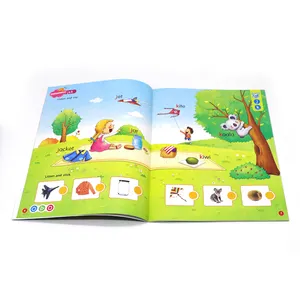 Servizio di stampa di libri di testo di scuola personalizzato di alta qualità divertente prima educazione stampa di libri per bambini