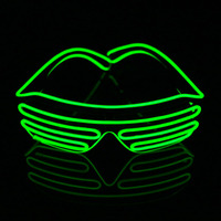 Lunettes Lumineuses LED Gafas Brillantes Néon Noël Lunettes de Soleil Lumineuses Clignotantes pour Fournitures de Fête Accessoire