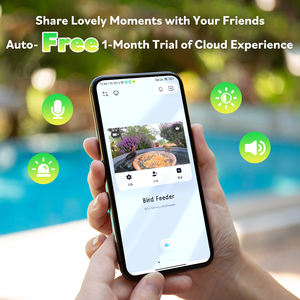 Cámara inteligente para alimentador de pájaros con panel solar, cámara para observación de aves, captura automática de vídeos de aves, detección de movimiento, regalo ideal para la familia - Product Image 4