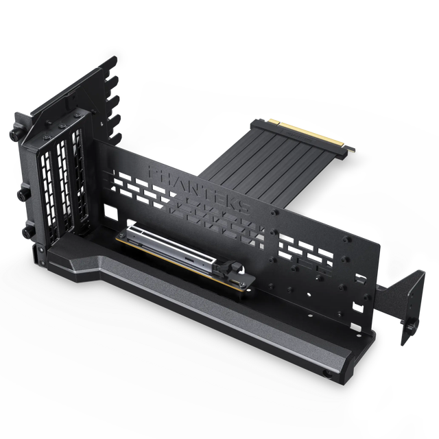 2026 New Phanteks Premium Gen5 Vertical GPU Bracket D-RGB PCIe 5.0x16 PH-PGPUKT5.0 GPU RGB Mount Kit for Gaming PC Case