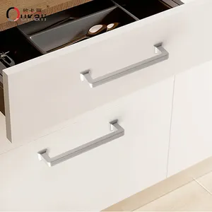 Oukali Modern Kitchen Cabinet Door Handle Pull Drawer Brushed Brass Handles And Knobs Furniture Hardware Cabinet Handle Gold