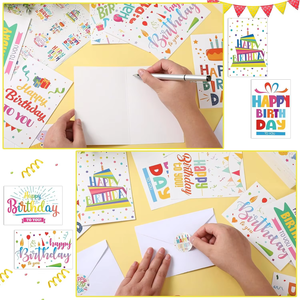 Cartes d'<span class=keywords><strong>anniversaire</strong></span> personnalisées pour enfants, cartes de vœux imprimées avec des dessins animés <span class=keywords><strong>joyeux</strong></span> <span class=keywords><strong>anniversaire</strong></span> - Product Image 6