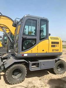 Promotion XE75WD Excavatrice sur roues 7 points 3 tonnes avec godet de 0,3 m³ – Puissante machine de construction routière - Product Image 4