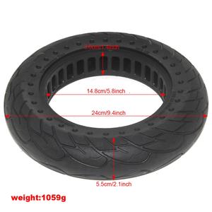 Pneu plein alvéolé 10x2.125 de 10 pouces, pièce de rechange pour trottinette électrique Kukirin M4 Pro - Product Image 6