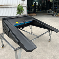 Ford Ranger Raptor Alüminyum Pikap Kamyonet Tentesi, Eğimli Arka Tasarım ve Anahtarlı Kilitlenebilir Geri Çekilebilir Tonneau Örtüsü ile