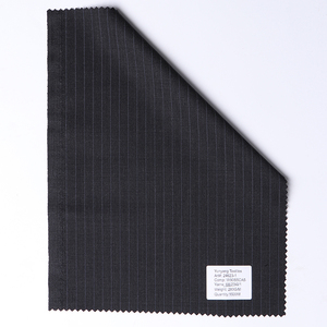 Merino Len Phù Hợp Với Vải Màu Xanh Pinstripe Phù Hợp Với Vải Than Cashmere Vải Lụa - Product Image 2