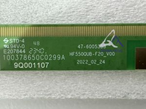 หน้าจอทีวีแบบ Open Cell รุ่น HF550QUB-F20 UHD BOE ขนาด 55 นิ้ว สำหรับเปลี่ยนจอ LED LCD ทีวี ความละเอียด 2K 4K - Product Image 3