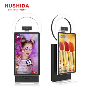 Hushida 15.6 inch 2K Máy tính để bàn phát sóng trực tiếp thiết bị <span class=keywords><strong>Android</strong></span>/Win10 LCD màn hình cảm ứng thông minh sống trực tuyến tất cả trong một máy - Product Image 2