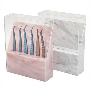 Support de rangement transparent en acrylique pour pinces à extensions de cils, présentoir pour pinces à cils par Bahasa Pro - Product Image 1