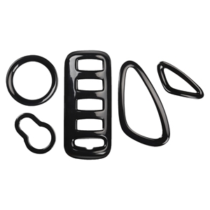 Cornice Decorativa per <span class=keywords><strong>Cambio</strong></span> <span class=keywords><strong>Marce</strong></span> <span class=keywords><strong>Smart</strong></span> 453 2015-2018, Pulsante di Controllo Luci in Fibra di Carbonio - Product Image 6