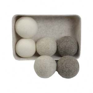 Hot Selling Eco-friendly Organic Wool Felt <b>Dryer</b> <b>Balls</b> for Laundry - Product Image 4