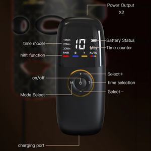 Máscaras Faciales LED Ergonómicas de Silicona con 7 Colores Ajustables y Batería de 4000 mAh para Tratamientos de Spa en Casa - Product Image 4