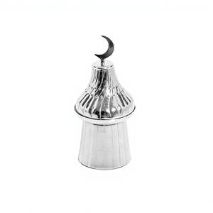 Servidor de Frutos Secos de Aluminio con Diseño Antiguo, Calidad Exclusiva, Forma Redonda, Servidor de Dulces y Dátiles al Precio Más Bajo - Product Image 1