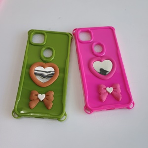Nouvelle conception 2026 – <span class=keywords><strong>Coque</strong></span> de téléphone miroir en forme de cœur anti-chute à quatre coins, compatible avec Google <span class=keywords><strong>PIXEL</strong></span> <span class=keywords><strong>3A</strong></span> 4A 5A 6A INF HOT 60 SMART 10 - Product Image 2