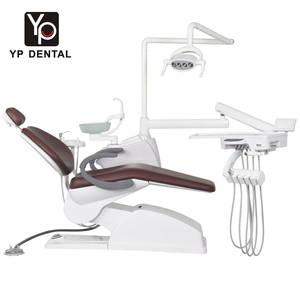 Modern <strong>Electric</strong> <strong>Dental</strong> <strong>Chair</strong> <strong>Unit</strong> LED Operating Light Adjustable Headrest Multifunctional Dentist Control System Steel Plastic - Product Image 4