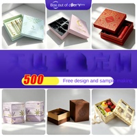Boîtes cadeaux personnalisées avec couvercle et plateau, papier rigide haut de gamme avec impression offset, ensemble de souvenirs cosmétiques, vente en gros, personnalisable