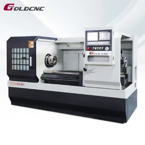 चीन से GOLDCNC सटीक खराद CAK6140 स्पिंडल मोटर 7.5 किलोवाट सीएनसी स्वचालित खराद मशीन