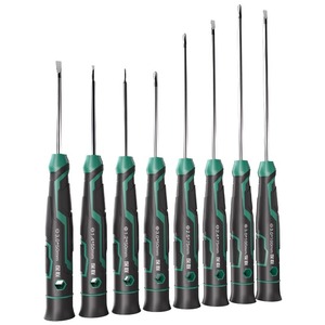 Baolian <b>Screwdriver</b> <b>Set</b> Flat Head S2 Steel Anti-Slip Handle For Watch Laptop Phone Repair 80-100 Pcs - Product Image 1