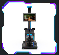 Simulateur de vélo VR à monnayeur, Machine de jeu de vélo en réalité virtuelle, Simulateur de vélo d'exercice, Machine de cyclisme d'intérieur