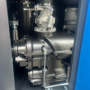 Compressore a vite a due stadi Hi185 <span class=keywords><strong>PM</strong></span>+ <span class=keywords><strong>PM</strong></span> certificato CE, con inverter Inovance e ventilatore centrifugo - Product Image 5