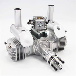 RCGF STINGER 70CC TWIN 2 Cycle Piston Valve Type Gasoline Engine Support 2210 2308 2310 2408 for FPV RC <b>Airplane</b> Fixed-Wing - Product Image 1