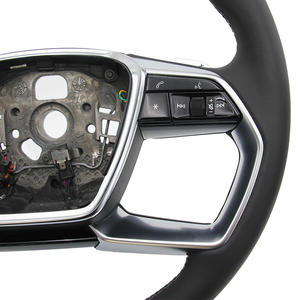 Volant en cuir de haute qualité pour Audi A8 A6 C7 S3 8V A3 <span class=keywords><strong>RS6</strong></span> S3 A5 S5 Q7 B6 - Product Image 5