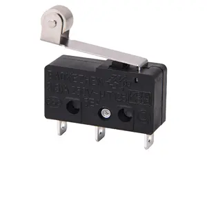 BAOKEZHEN Manufacturing Micro Switches 25t125 0.1A 5A 10A 12A Roller Lever Actuator Miniature Microswitch