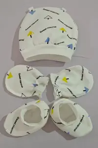 Pasgeboren Baby Geen Kras Wanten En Sokken Sets Veelkleurige Handschoenen Baby Hoeden Enkelsokken Set Voor Baby Meisje Jongens