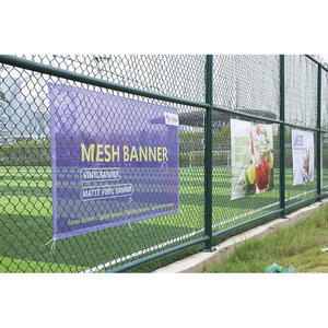 Cetak spanduk jaring pagar kustom tahan cuaca luar ruangan pembungkus bangunan iklan <span class=keywords><strong>Pvc</strong></span> vinil cetak spanduk jaring - Product Image 3