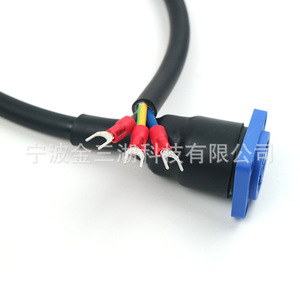 สายไฟสามแกน 20A สำหรับไฟเวที LED พร้อมปลั๊กแบบ Aviation 220V AC - Product Image 3