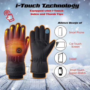 Guantes Térmicos Eléctricos para Invierno, con Batería de 7.4V, Impermeables, para Coche, Esquí, Motocicleta, Deportes - Dos Opciones Disponibles - Product Image 3